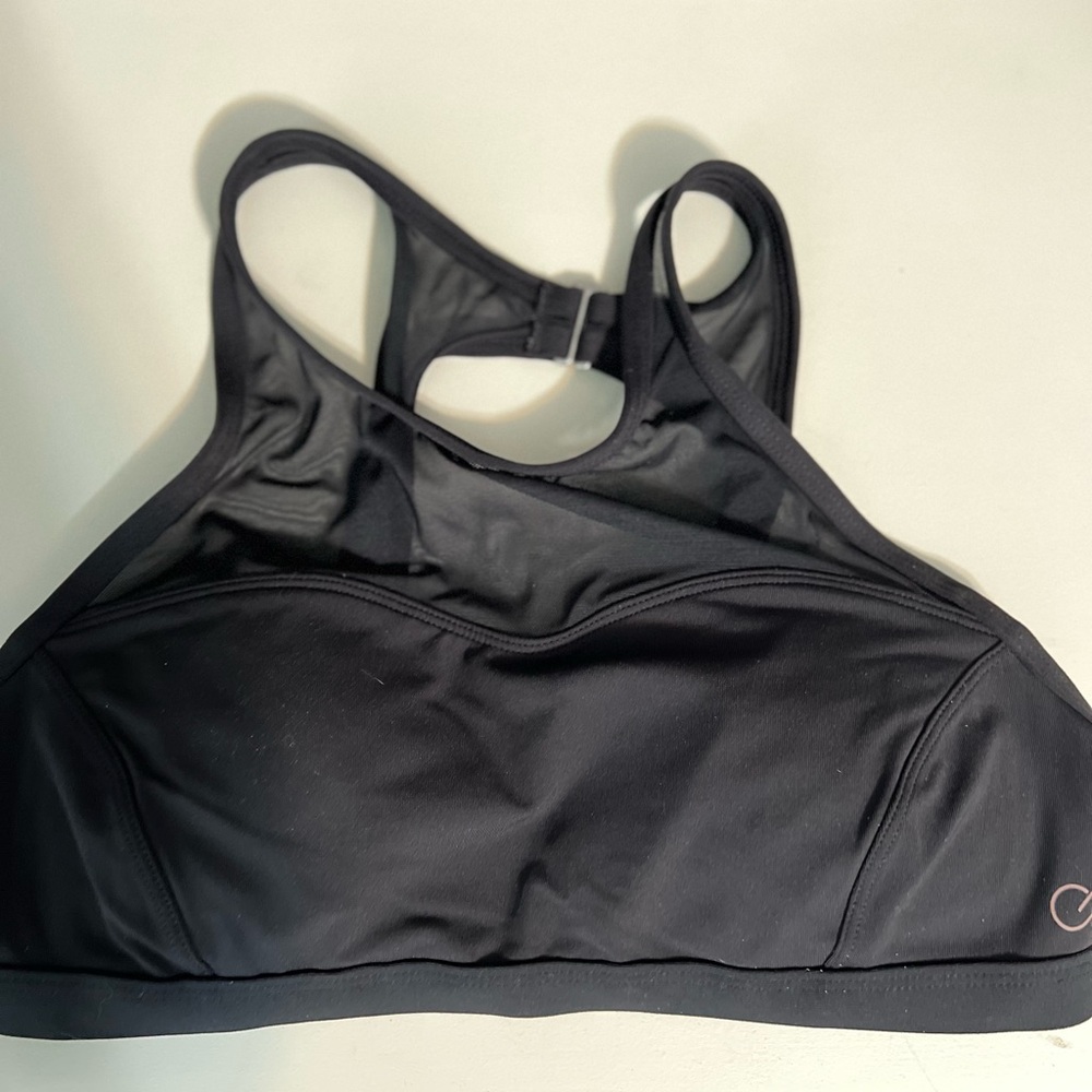 Calia black swim top